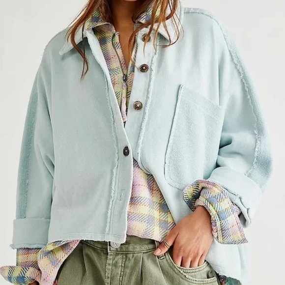 Free People Tops - Free People Montauk Shirt Jacket